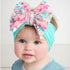 Infant Nylon Print Fabric Headband Baby Girl Headbands for Girls  Bows Baby Turban Headwrap Newborn Hairband For Girls