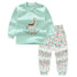 Modern Luxury Baby Boy Clothes Cotton Clothing Sets Cartoon Long-sleeved T-shirt Pants Infant Clothes 2pcs Ste For Boys and Girls Kids