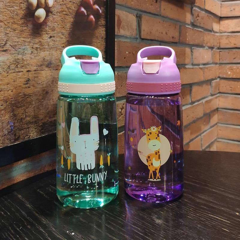 Baby Bottle Infant Newborn Cup Children Learn Feeding Drinking Bottle Kids Straw Juice Water Bottles For Kids