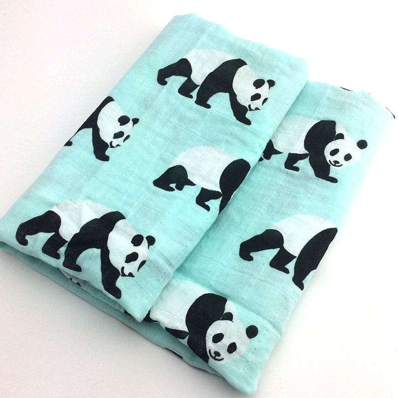 Baby Blankets Newborn Soft Organic Cotton Baby Blanket Muslin Swaddle Wrap Feeding Burp Cloth