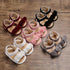 Princess Cute Baby Girls Newborn Infant Floral Sandals Soft Crib Walkers Breathable Shoes Best Baby Gift