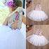 Handmade Girl Dress With Sequins Baby Girls Dress Tulle Tutu Floral Dress Baby Dresses Sundress Baby Clothing For Wedding and Celebrations