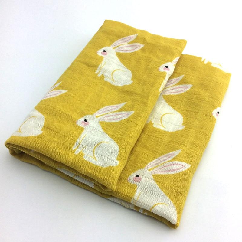 Baby Blankets Newborn Soft Organic Cotton Baby Blanket Muslin Swaddle Wrap Feeding Burp Cloth