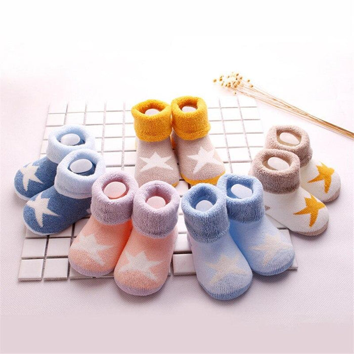 5 Pairs Baby Socks Warm Infant Socks Newborns Socks for Boys Birthday Gifts for Boy & Girls Baby