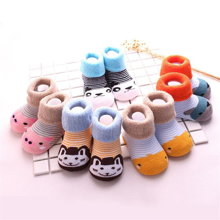 5 Pairs Baby Socks Warm Infant Socks Newborns Socks for Boys Birthday Gifts for Boy & Girls Baby