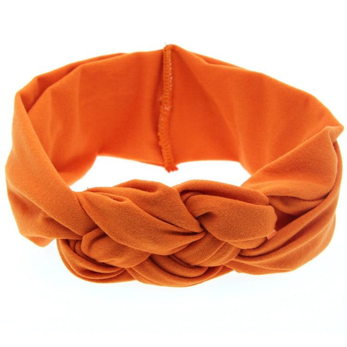 Modern Luxury Handmade Hair Band Headband Bow Hairbands Knot Kids Turban For Girls