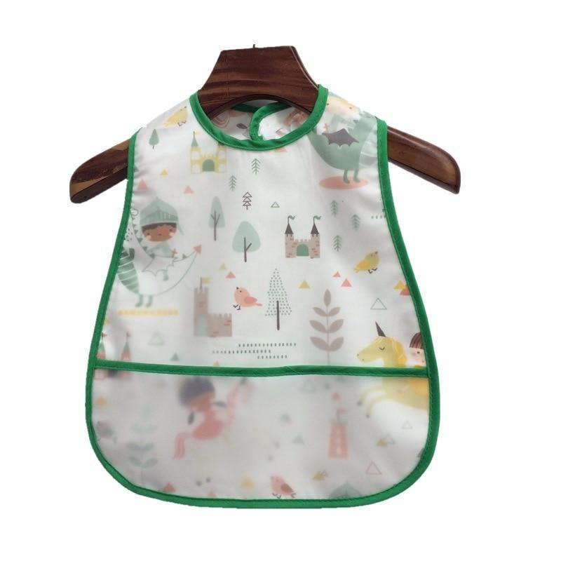 Adjustable Baby Bibs Waterproof Lunch Feeding Bibs Baby Cartoon Feeding Cloth Children Baby Bib for Kids