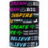 Dream Inspire Motivation Bracelets Silicone Wristbands Cool Style Perfect Gift For Men And Women