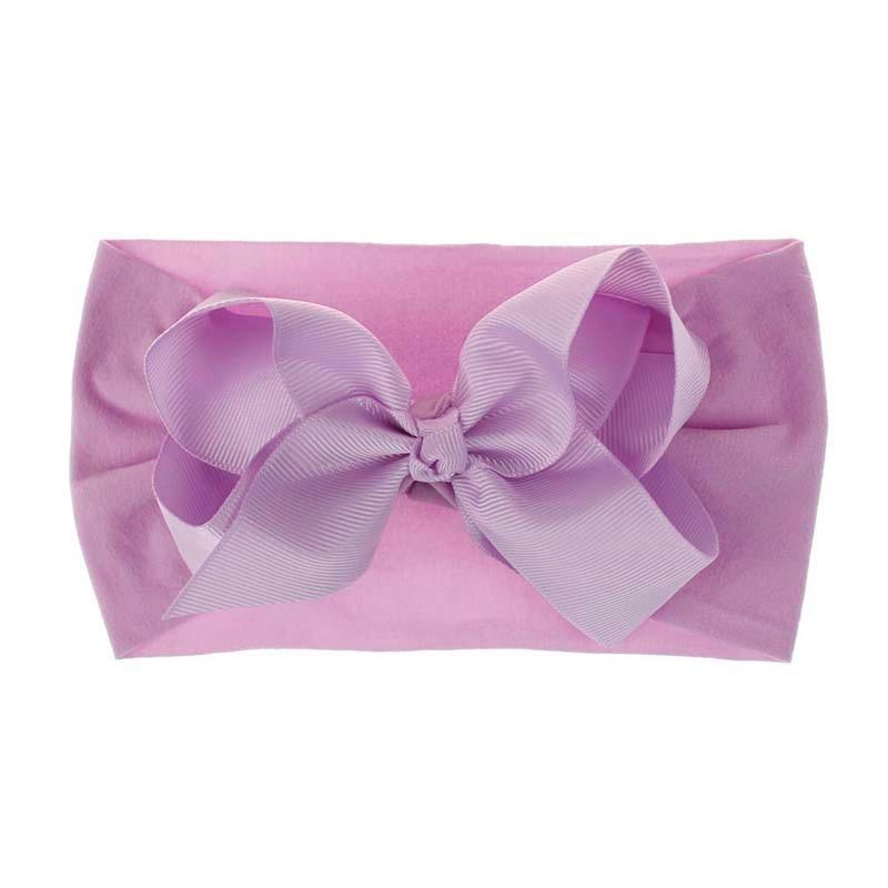 Brand Toddler Baby Girl Baby Big Bow Hairband Headband Stretch Turban Head Wrap Baby Girls