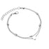 Luxury Modern New Trend Simple Heart Female Anklets Barefoot Leg or On Foot Ankle Bracelets For Women Jewelry Style