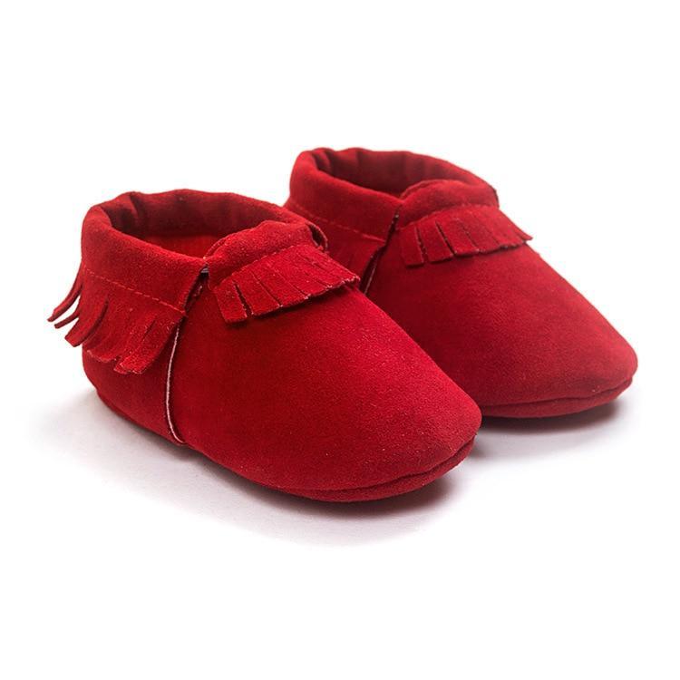 Baby PU Soft Soled Non-slip Leather Shoe For Autumn And Winter Warm Comfortable Shoes