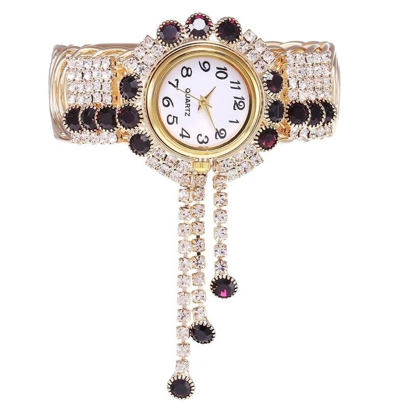 New Luxury Rhinestone Bracelet Watch Women Watches Ladies Wristwatch Clock For Female and Girls