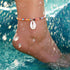 Handmade Fashion Colorful Seed Beads Shell Ankle Bracelet for Women Foot Leg Jewelry Brecelets