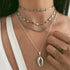 Luxury Modern Moon and Star Arabic Crystal Choker Multilayer Chain Necklaces For Women Luxury Jewelry Vintage Cool Style For Ladies