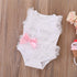 Infant Girls Bodysuits No Sleeve Baby Clothes Summer Newborn Baby Clothes Outfit Infant Romper Jumpsuit for Girls