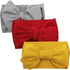 Modern Luxury Elegant Baby Girls Headband Turban Photography Props Baby Hair Accessories Bow 3 Pcs Set For Girls Baby