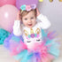 New 1st Birthday Tutu Baby Infant Christening Cake Dresses for Party Kids 1 Year Baby Girl For  Birthday Party