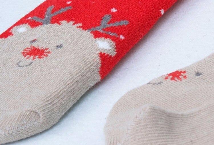 Modern Cotton Baby Socks Christmas Design Baby Girls Socks Cartoon Casual Baby  Children's Christmas Socks For Kids