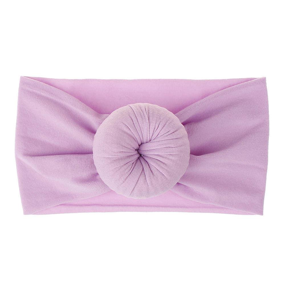 Newborn Infant Kids Girls Nylon Bow Hairband Headband Stretch Turban Knot For Bay Girls