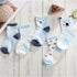 5 Pair Cotton Mustache Printing Socks Baby Girls & Boys For 1-3 Year Elastic Warm And Comfortable Kids Sock