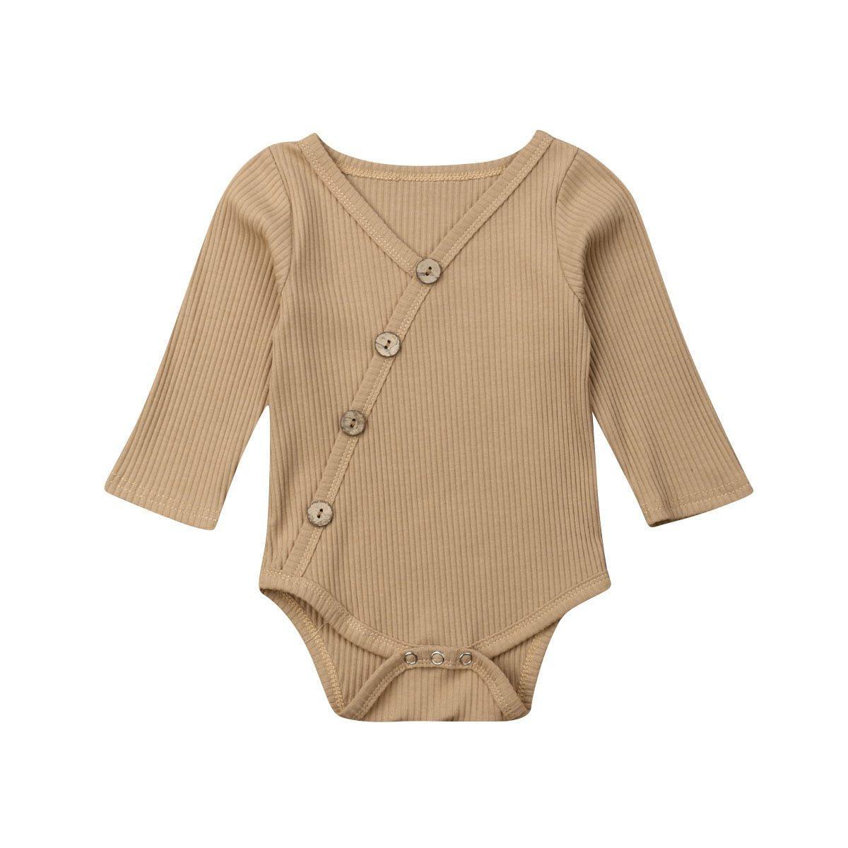 Modern Handmade Elegant Baby Boy and Girl Toddler Newborn Long Sleeve Romper Jumpsuit Outfit For Kids