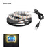 STEVVEX USB Power LED Light lamp With RGB Flexible Tape TV Back Lighting RGB Book light Bulb TV Background Decor Lighting Ribbon desk decor tape Strings 1M 2M 3M 4M 5M