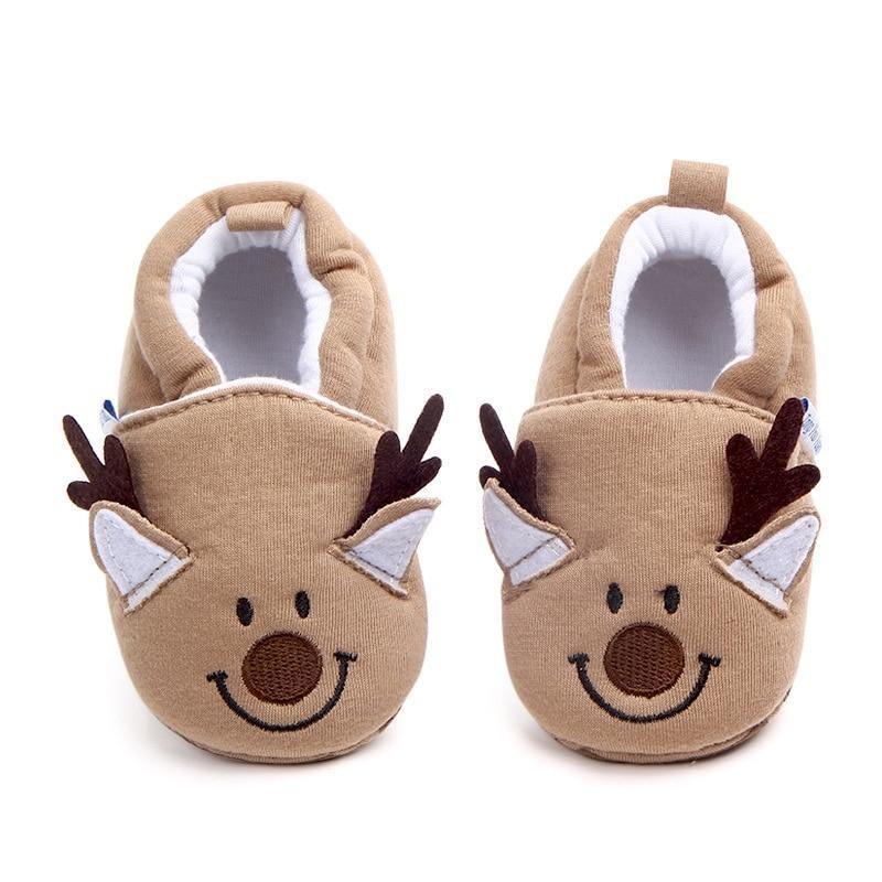 Newborn Baby First Walker Girls Boy Shoes Cartoon Animals Cotton Shoe Toddler Soft Sole Anti-slip Infant Shoes