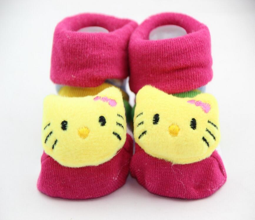 Cotton Baby Socks Rubber Anti Slip Boy Girl Floor Kids Toddlers Autumn Spring Cartoon Infant Newborn Sock