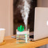 160ML Ultrasonic Air Humidifier Clear Cactus Color Light USB Essential Oil Diffuser Car Purifier Aroma Mist Maker