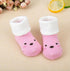 1 Pair Newborn Cotton Striped Warm Slippers Socks For Baby Girls And Boys Very Comfortable And Soft Material