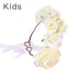 Luxury Handamde Mommy and Baby  Flower Headband Large Flower Crown Mother Kids Flowers  Headwear For Celebration