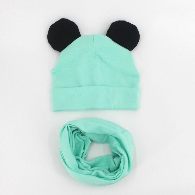 Baby Hat Cotton Ear Cap For Boys And Girls Winter Hat Scarf Set Children Boys Cap Scarf