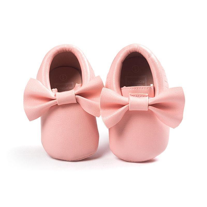 Spring Baby Shoes PU Leather Newborn Boys Girls Shoes First Walkers Baby 0-18 Months