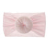 Newborn Infant Kids Girls Nylon Bow Hairband Headband Stretch Turban Knot For Bay Girls