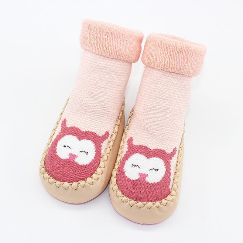 Baby Warm Stretchy  Booties Sock With Rubber Soles For Newborn Baby Girl And Boy Socks Slipper