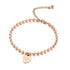 Beach Leg bracelet For Women Beaded heart-shaped Pendant stainless steel Chain Anklet