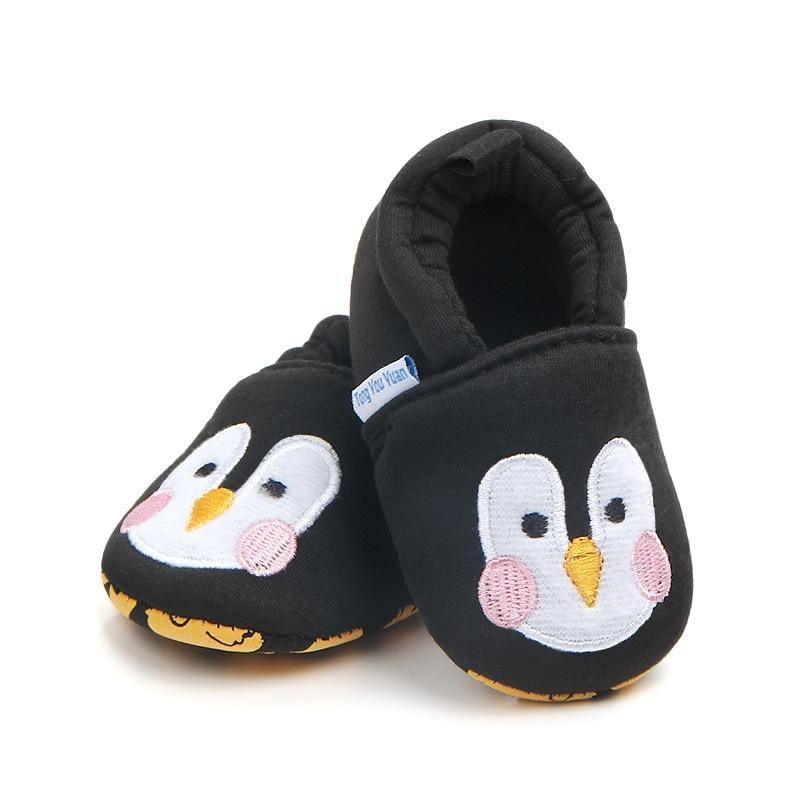 Newborn Baby First Walker Girls Boy Shoes Cartoon Animals Cotton Shoe Toddler Soft Sole Anti-slip Infant Shoes