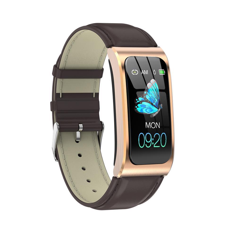 Luxury Elegant Metal And Woman Smart Watch 1.14" IP68 Waterproof With Heart Rate Stopwatch Alarm clock Fitness Tracker Swim Watch for Android IOS Operate sistem