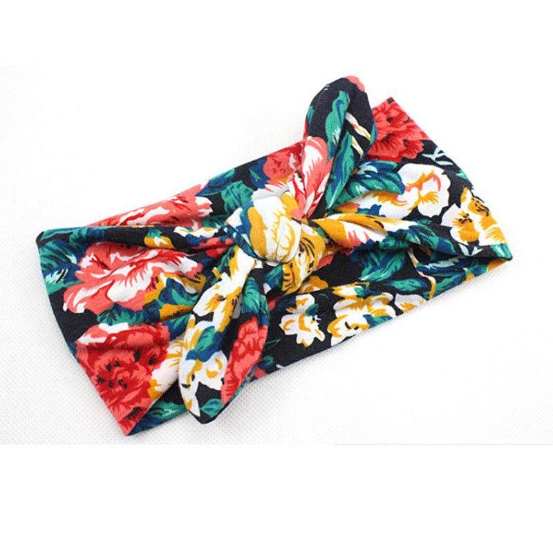 Luxury Colorful Newborn Toddler Headband Ribbon Elastic Headdress Girl Bow Knot For Baby Girls