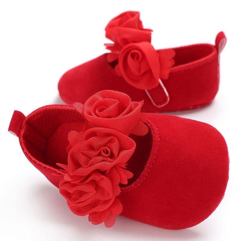 Infant Newborn Soft Sweet Baby Shoe Kids Wedding Party Dress Footwear Children Princess First Walker Baby Girl Shoes