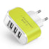 3 Ports USB Charger 5V 2A USB Wall Power Adapter EU Charger Quick Charging Ideal Phone Charger