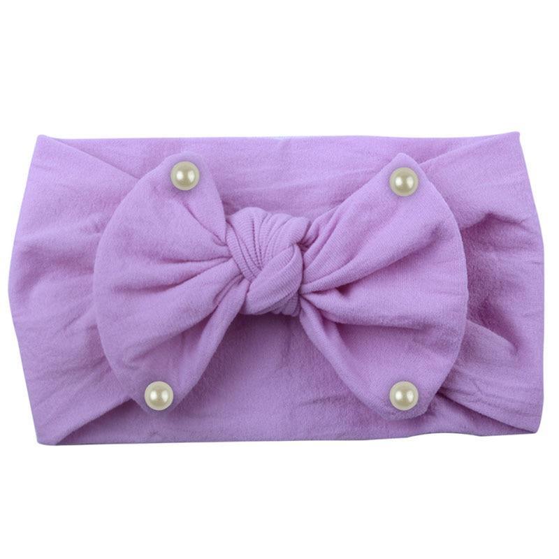 Modern Baby Headband Turban Flower Bow Newborn Baby Girl Headbands Elastic hairband For Girls Baby