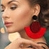 Tassel Modern Epic Retro  Bohemian Tassel Earrings for Women In  Cotton Silk Fabric Long Fringe Drop Dangle Earrings Design