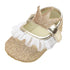 Newborn Infant Baby Girls Shoes Toddler Kids Princess Crown Glitter Design Shoes Soft Sole Anti-slip