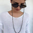 Luxury Reading Glasses Chain For Women Metal Sunglasses Casual Pearl Beaded Eyeglass Chain for Glasses