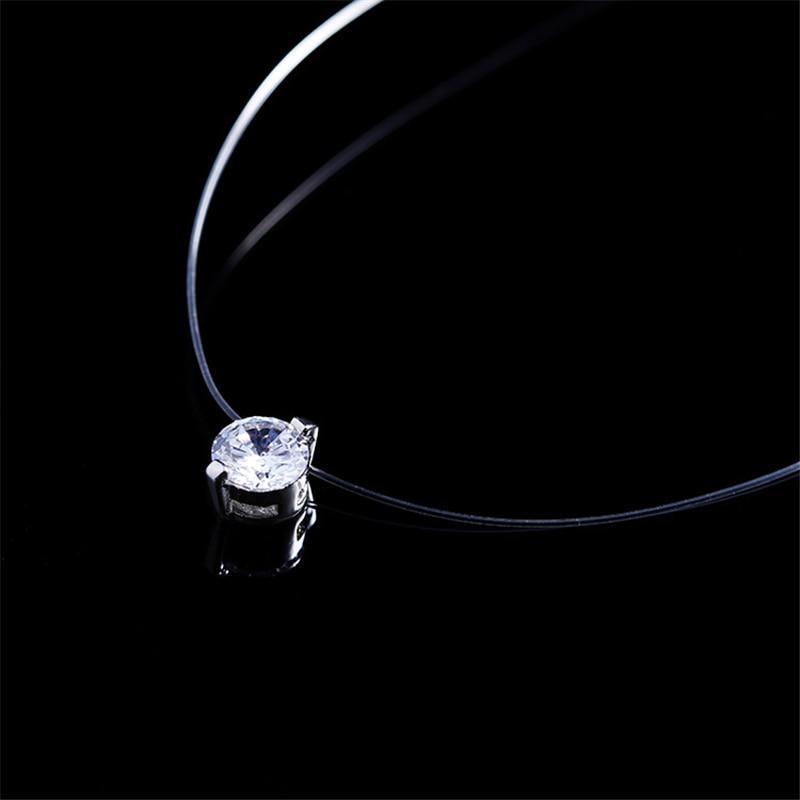 Diamond Crystal Shiny  Choker Necklace For Women Luxury Wedding Jewelry Perfect Gift Cool  Style