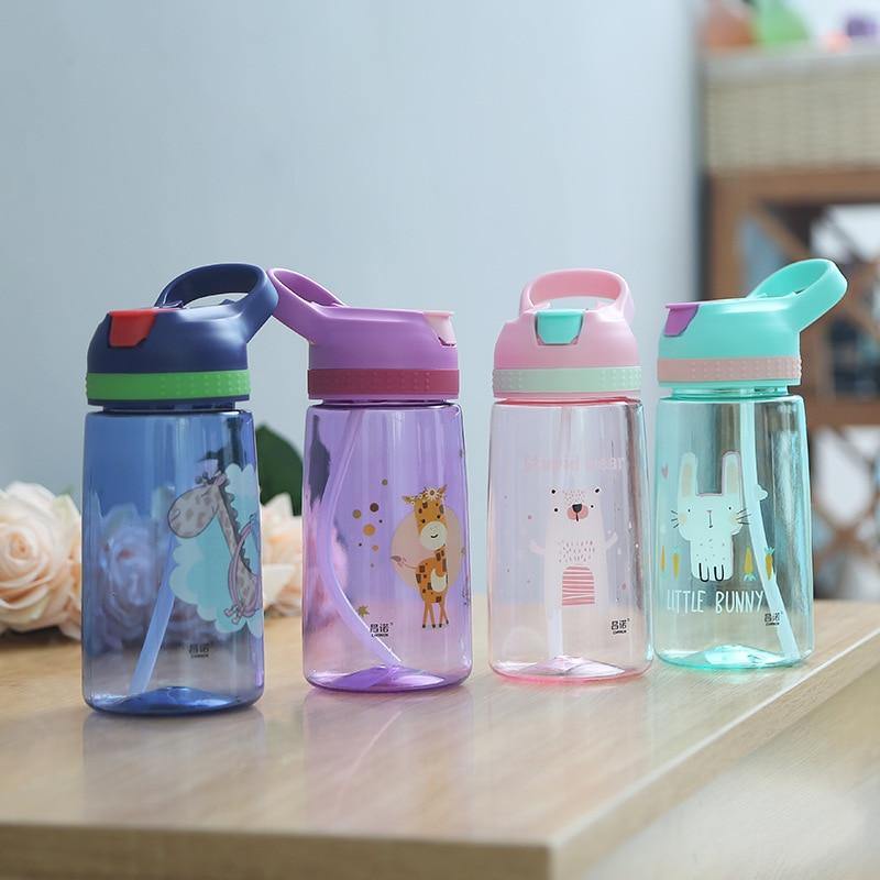 Baby Bottle Infant Newborn Cup Children Learn Feeding Drinking Bottle Kids Straw Juice Water Bottles For Kids