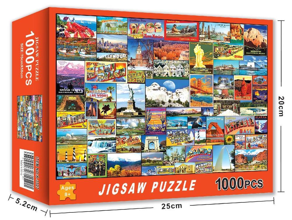 Puzzles 1000 Pieces Wooden Assembling Picture Space Travel Puzzles Toys For Adults Children Kids Home Games