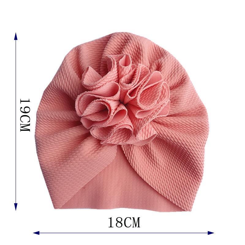 Elegant Flower Baby Hat Toddler Turban Head wraps Kids Bonnet Hat Newborn Baby Hat For Baby Girls