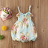 Luxury Modern Colorful Floral Design Toddler Baby Girl Summer Floral Print Sleeveless Dress FOr Baby Girls